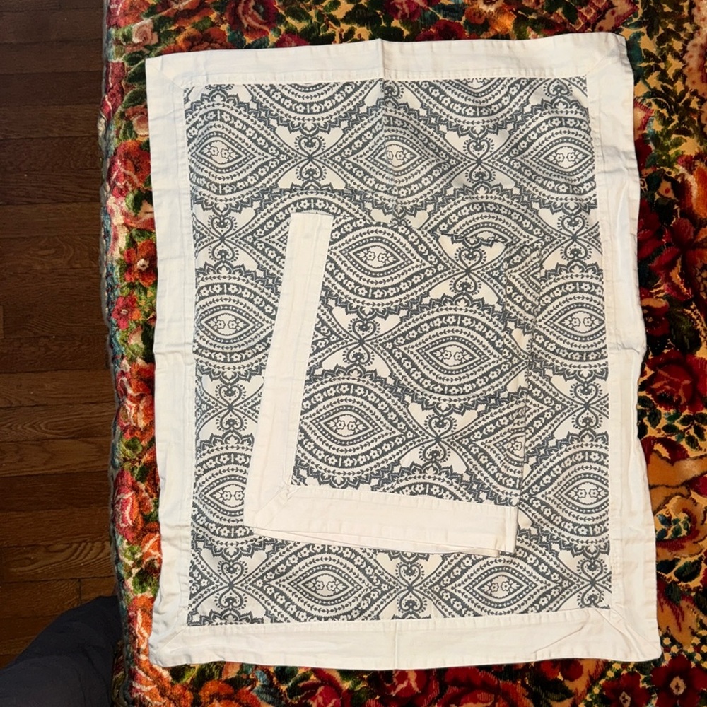 Amy Butler for Wellspun organic cotton standard pillowcases Ethnic block print.